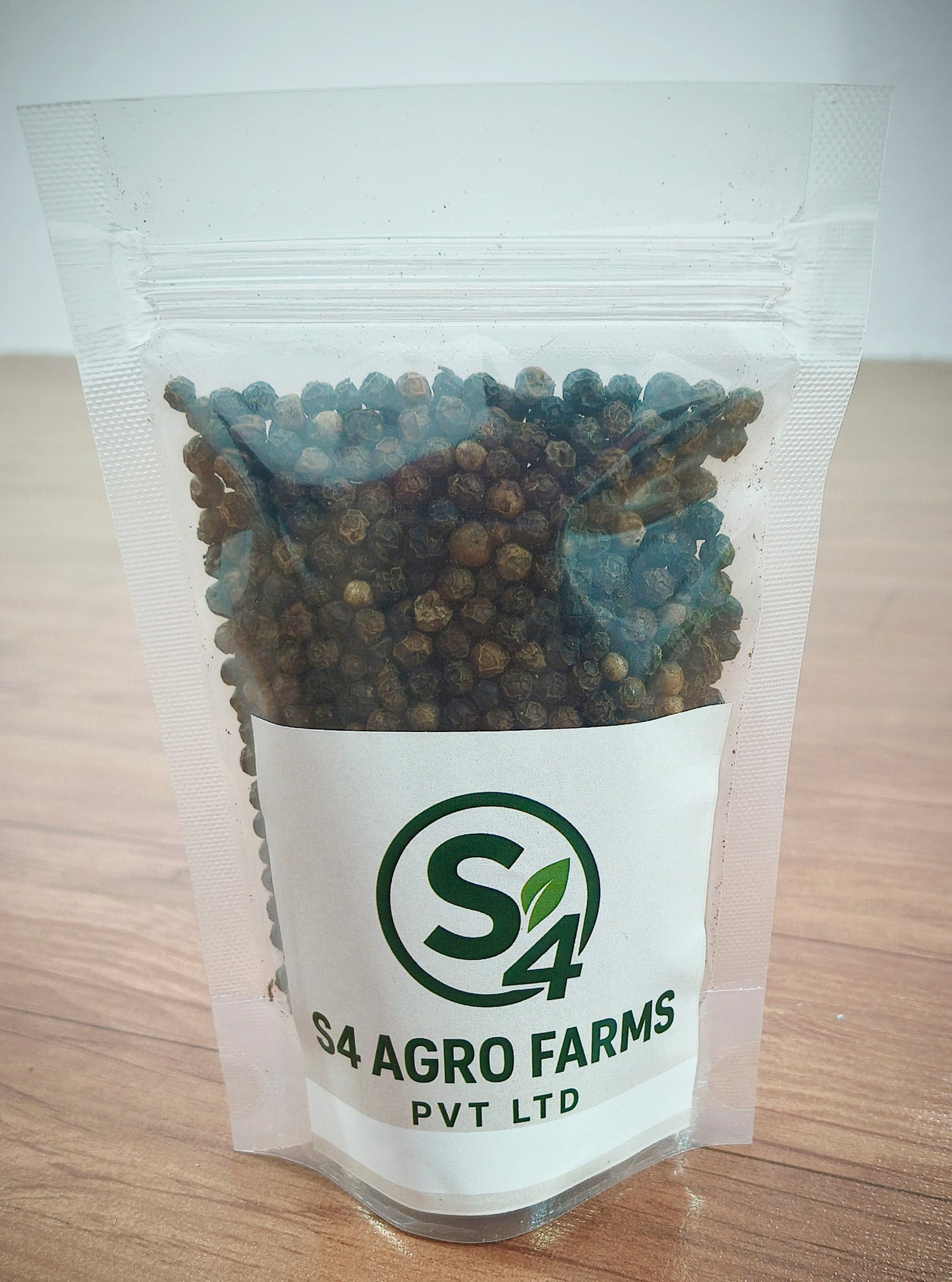 S4 Agro Black Pepper – 100g | Premium Whole Kali Mirch | ₹150