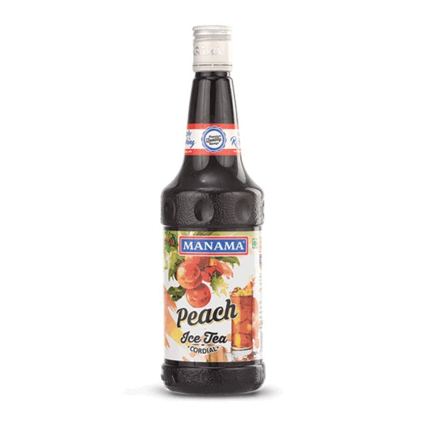 Manama Peach Ice Tea Syrup – 750 ml | Fruity & Refreshing Ice Tea Mixer