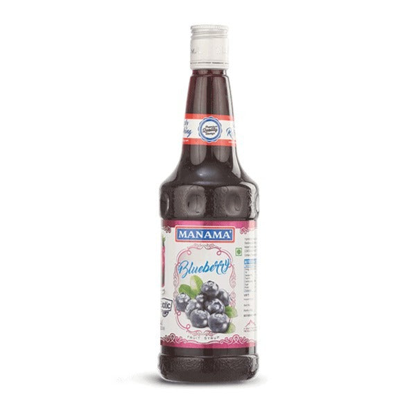 Manama Blueberry Syrup – 750 ml | Sweet & Fruity Blueberry Drink Mixer