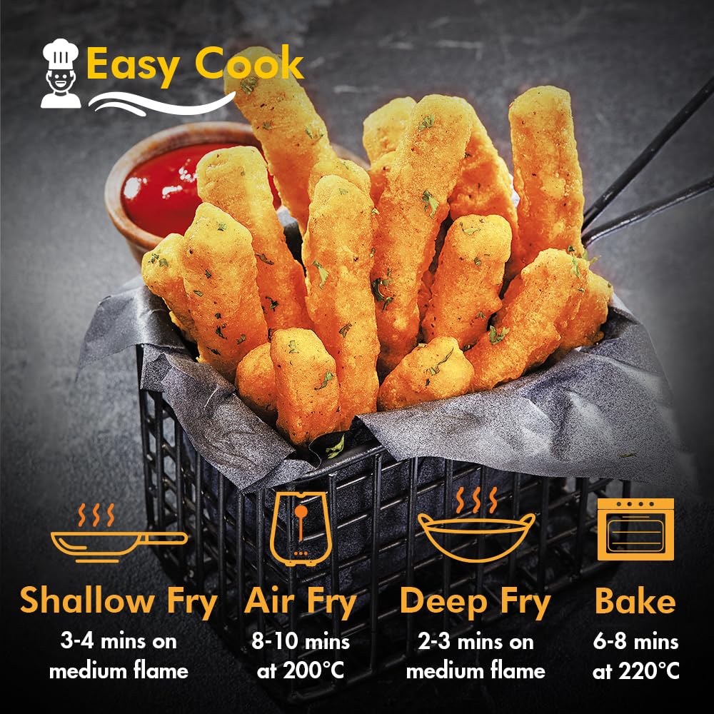 ITC Chicken Chilli Garlic Fingers 1 kg – Crispy & Flavour-Packed Frozen Snack