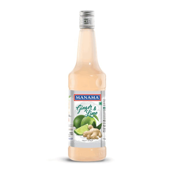 Manama Ginger & Lime Syrup – 750 ml | Zesty & Spicy Refreshing Mixer