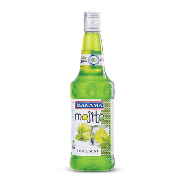 Manama Mojito Lime & Mint Syrup – 750 ml | Refreshing Zesty Drink Mixer