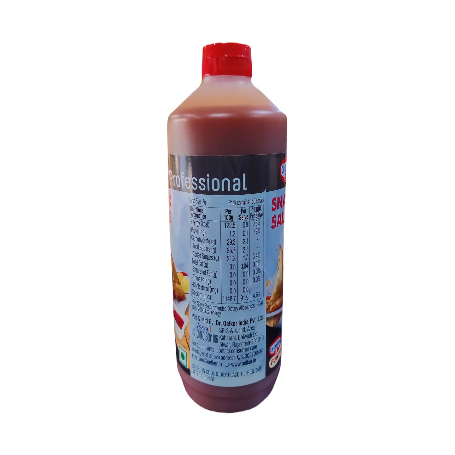 Dr. Oetker Funfoods Snack Sauce 1200 g – Sweet & Tangy All-Purpose Condiment