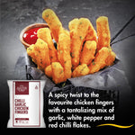 ITC Chicken Chilli Garlic Fingers 1 kg – Crispy & Flavour-Packed Frozen Snack