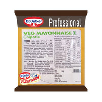 Dr. Oetker Funfoods Veg Mayonnaise Chipotle – 1 kg | Smoky & Spicy Creamy Dip