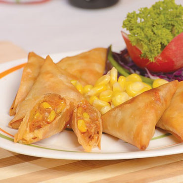Corn Samosa 1 kg – Crispy & Flavourful Ready-to-Cook Snack