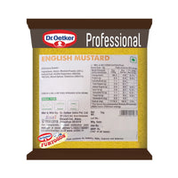 Dr. Oetker Funfoods English Mustard – 1 kg | Classic Tangy Mustard Condiment