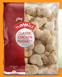 Godrej Yummiez Chicken Nuggets 1 kg – Crunchy & Juicy Family Pack