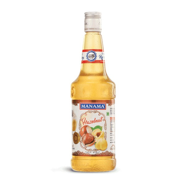Manama Hazelnut Syrup – 750 ml | Rich & Nutty Flavoured Drink Mixer