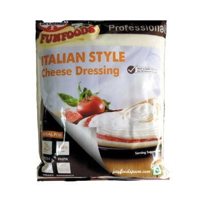 Dr. Oetker Funfoods Italian Style Cheese Dressing – 1 kg | Creamy Cheese & Herb Sauce
