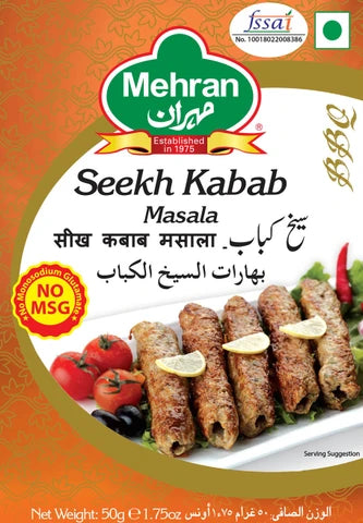 Mehran Sheek Kebab Masala 50 g – Authentic Pakistani Spice Blend