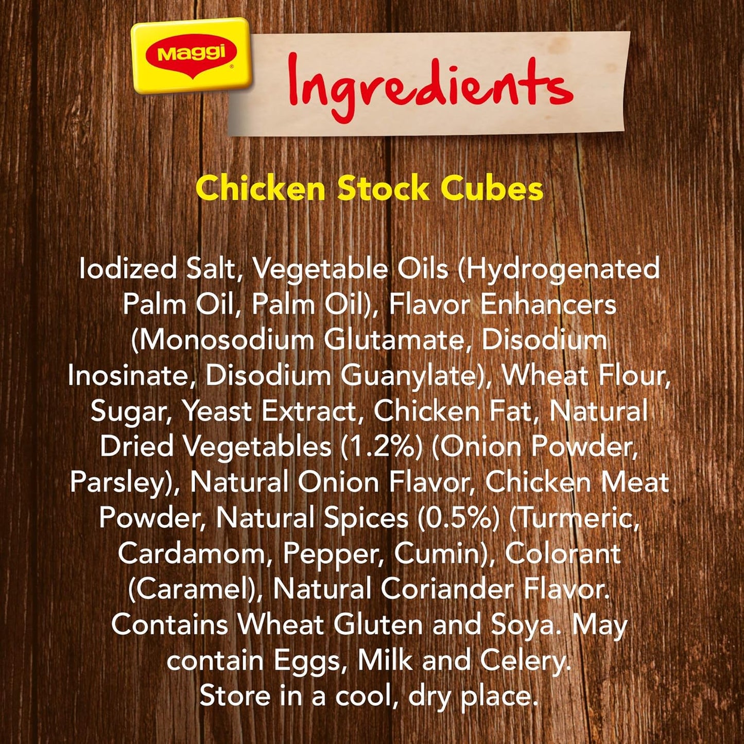 Maggi Chicken Stock Cubes – 24 pcs Box | Rich Savoury Flavour