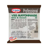 Dr. Oetker Funfoods Veg Mayonnaise Mild & Sweet – 1 kg | Creamy & Balanced Condiment