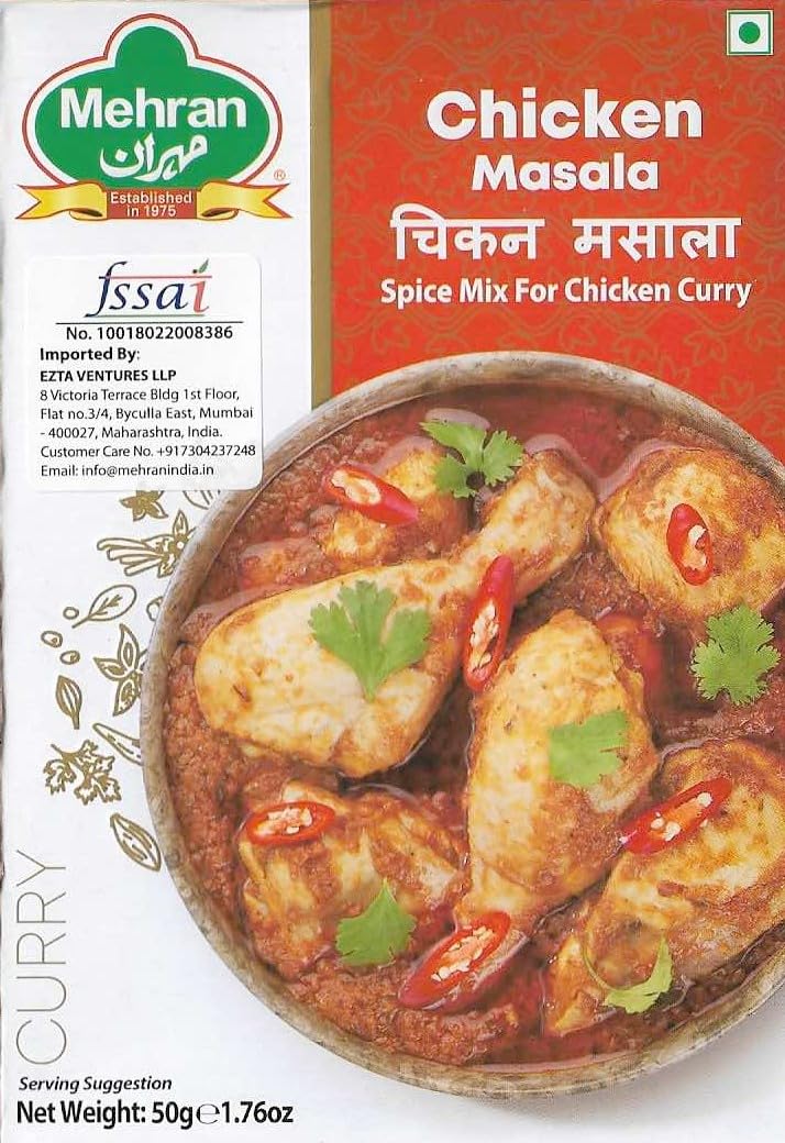 Mehran Chicken Masala 50 g – Rich, Aromatic Spice Blend for Chicken Dishes