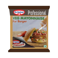 Dr. Oetker Funfoods Veg Mayonnaise for Burger – 1 kg | Creamy & Smooth Burger Mayo