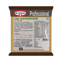 Dr. Oetker Funfoods Veg Mayonnaise for Burger – 1 kg | Creamy & Smooth Burger Mayo