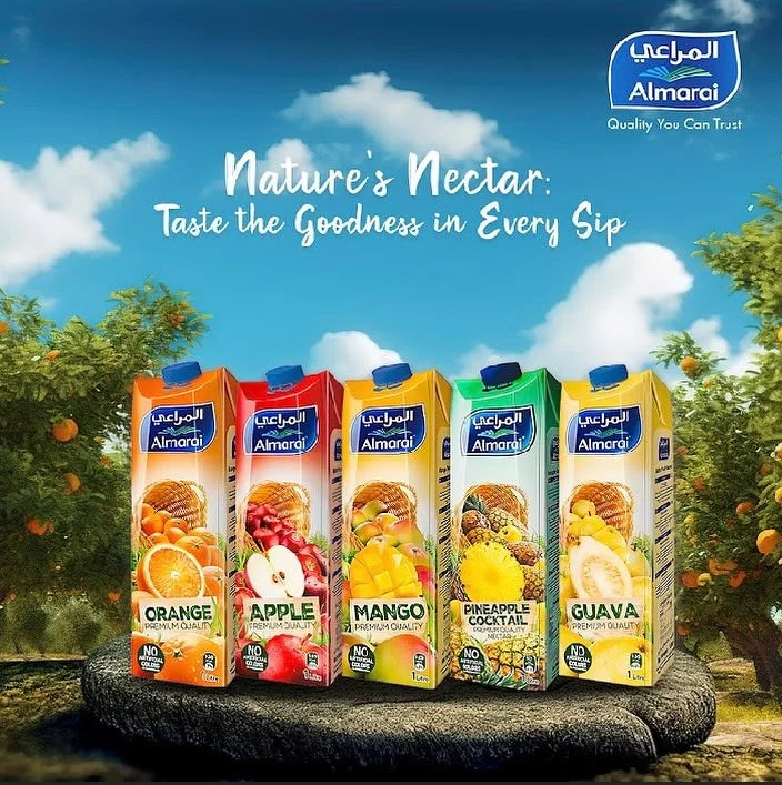 Al Marai Orange Juice 1 L – Big Refreshing Pack for Every Occasion 🍊