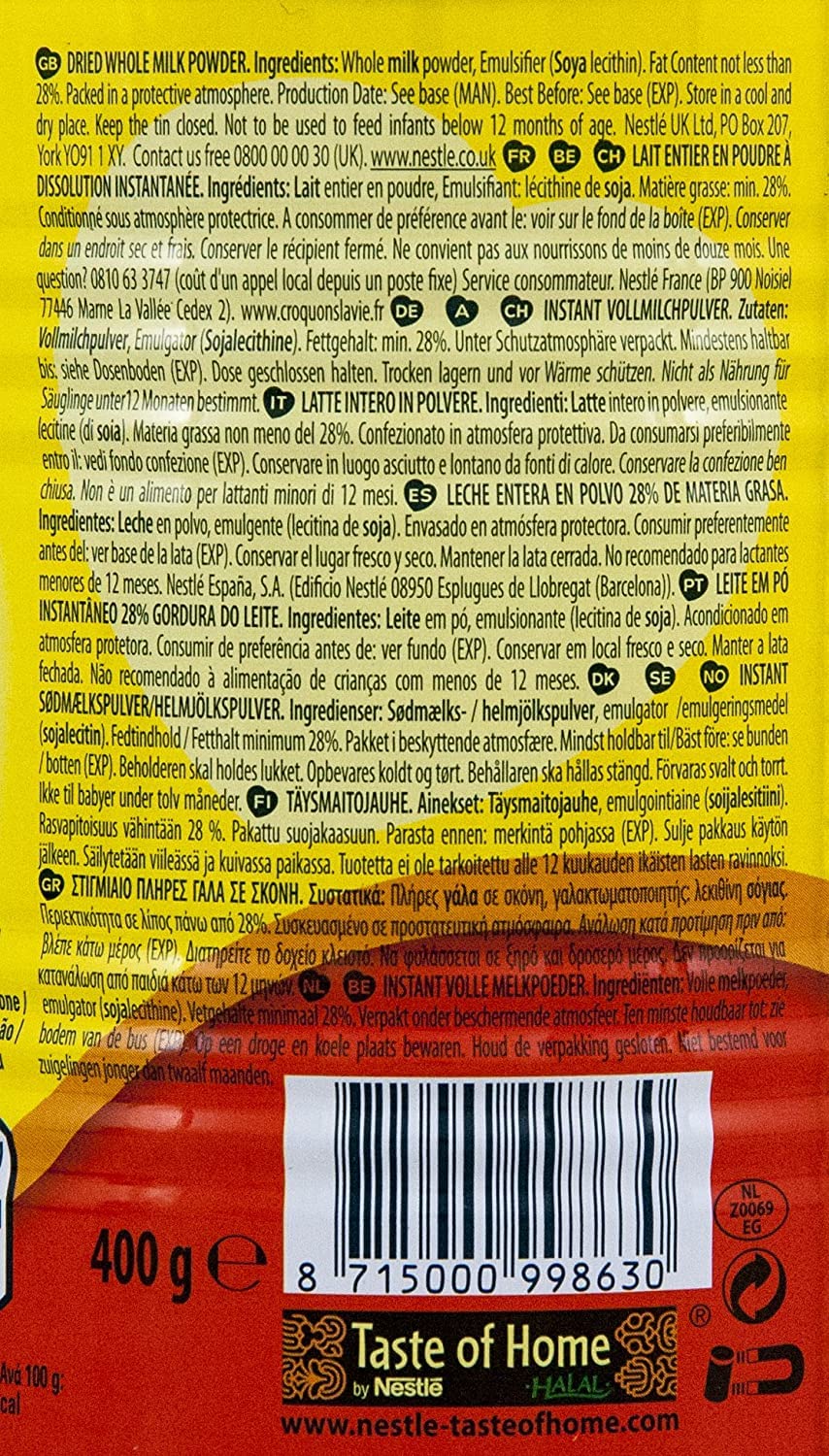 Imported NIDO Milk Powder – Instant Full Cream Milk Powder | Nutritious & Rich