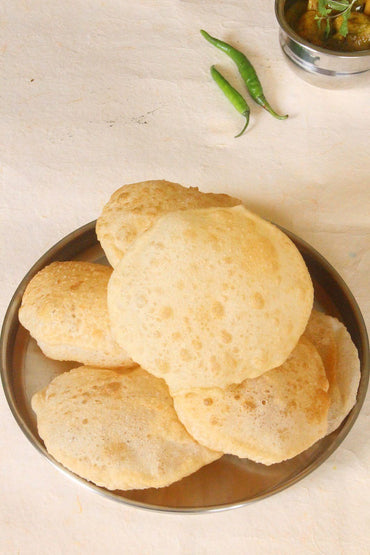 Alishaan Puri – 10 pcs Ready-to-Cook Golden Fluffy Puris | Quick & Easy