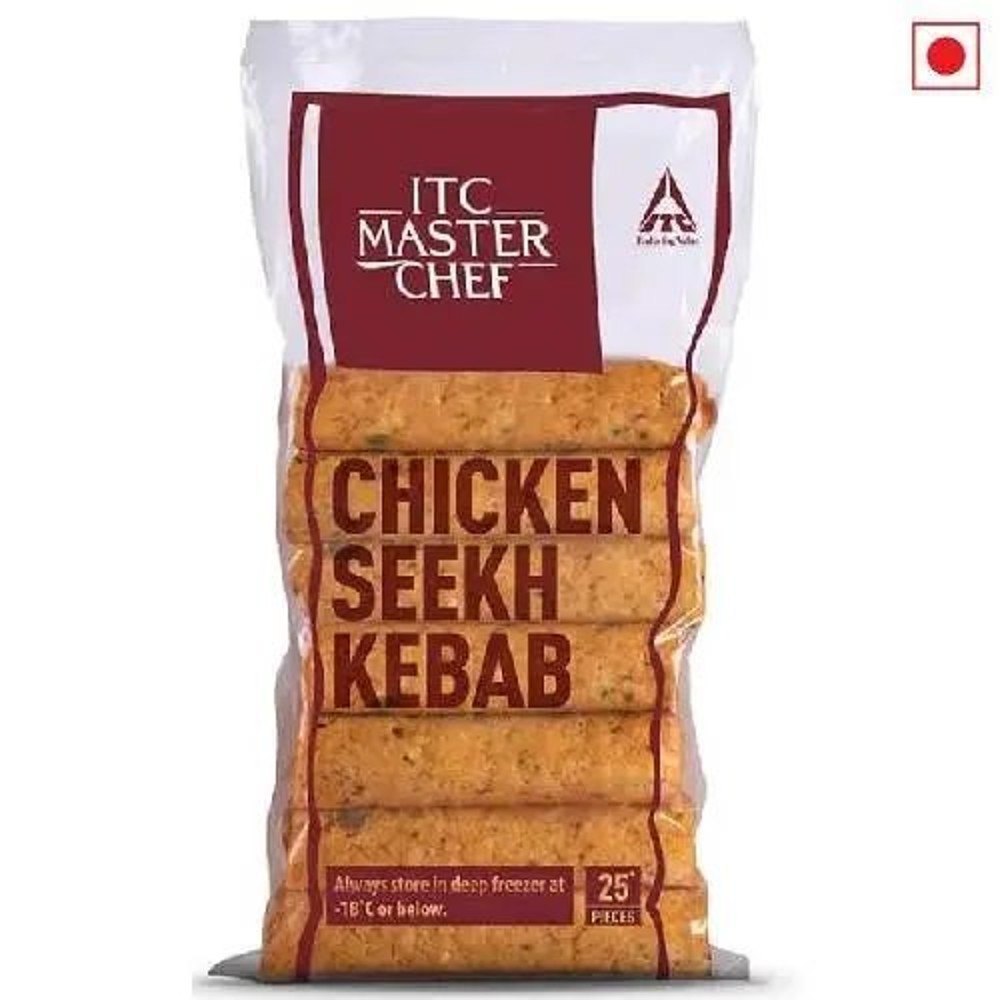 ITC Chicken Sheek Kebab 1 kg – Ready-to-Cook Juicy Skewered Flavour