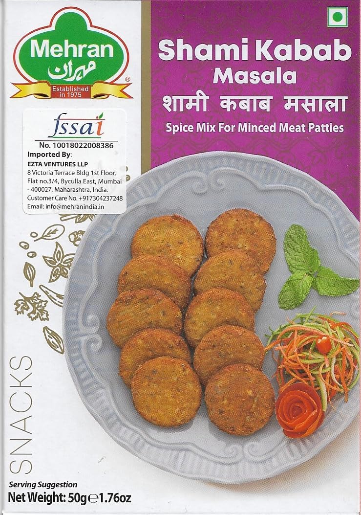 Mehran Shami Kebab Masala 50 g – Authentic Spice Blend for Shami Kebabs