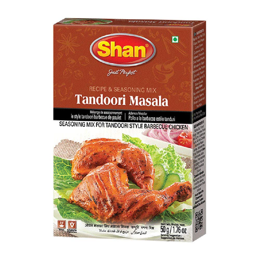 Shan Tandoori Masala 50 g – Authentic Indian Grill & BBQ Spice Blend